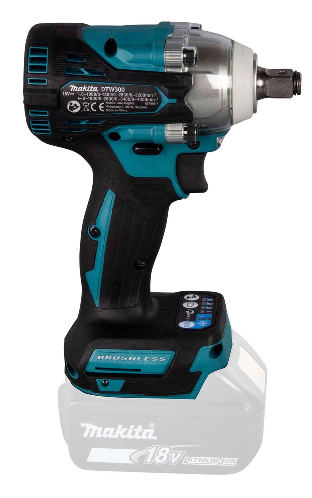 Makita DTW300Z power screwdriver/impact driver 3200 RPM Black  Blue