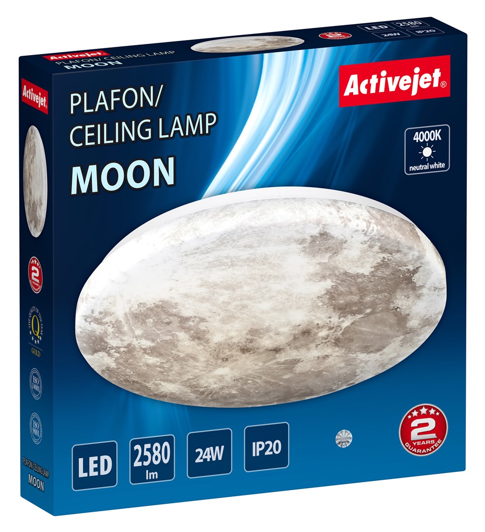 Activejet LED ceiling plafond AJE-MOON 24W