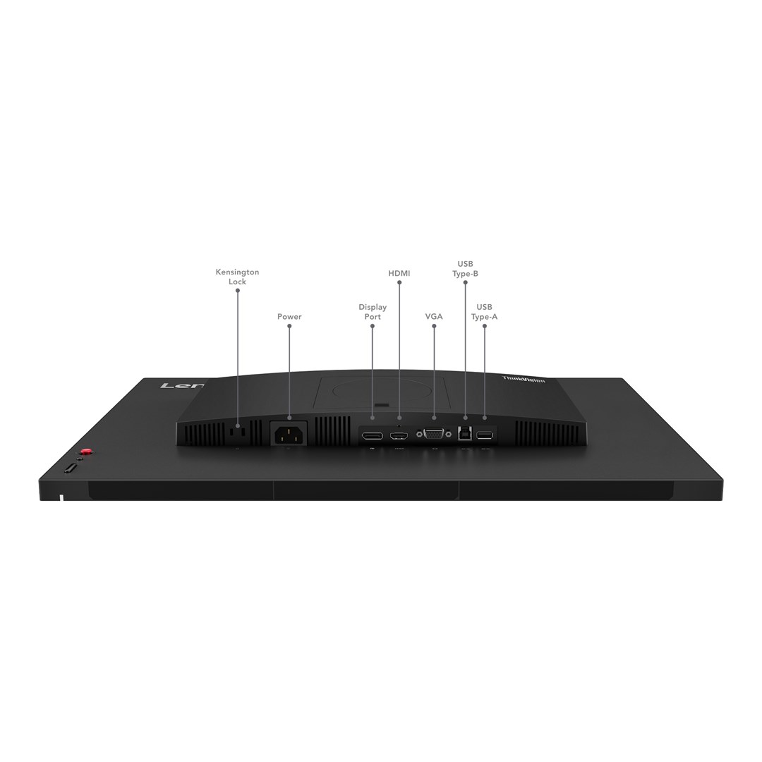 Lenovo ThinkVision T24d-30 LED display 61 cm (24") 1920 x 1200 pixels Full HD Black