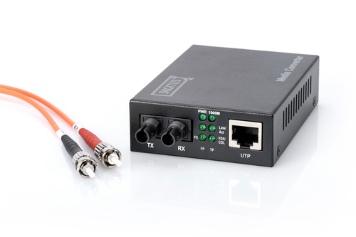 Digitus Gigabit Media Converter, RJ45 / ST