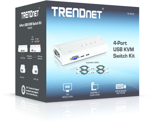Trendnet TK-407K KVM...