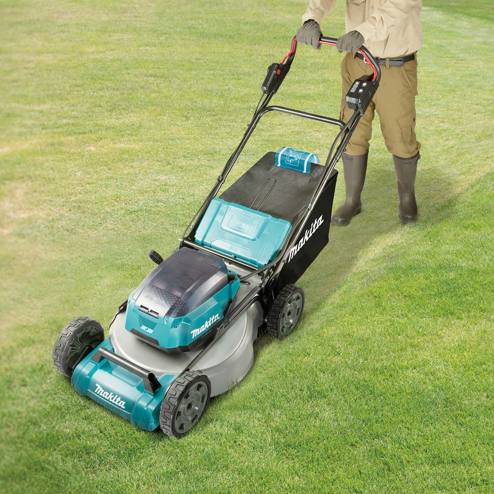 Makita DLM530Z lawn mower Walk behind lawn mower Battery Black  Blue