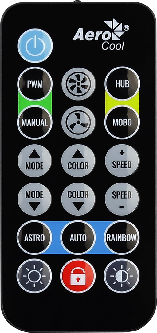 Aerocool Mirage 12 ARGB Pro Computer case Cooling set 12 cm Black