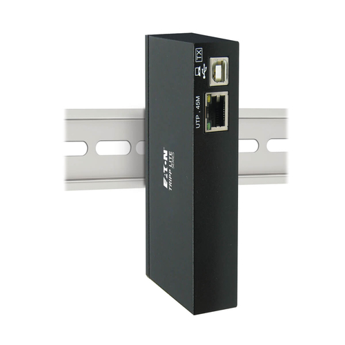 Tripp Lite B203-104-IND 4-Port Industrial USB over Cat6 Extender, ESD Protection, PoC - USB 2.0, Mountable, 150 ft. (45.72 m), TAA
