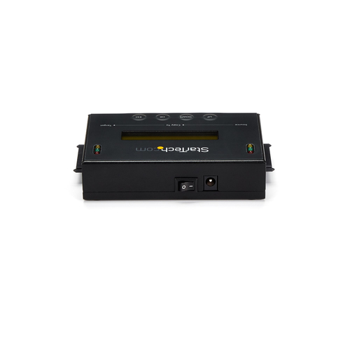 StarTech.com 1:1 Standalone Hard Drive Duplicator & Eraser, SATA HDD/SSD Disk Cloner & Eraser, LCD display, TAA Compliant, OS Independent