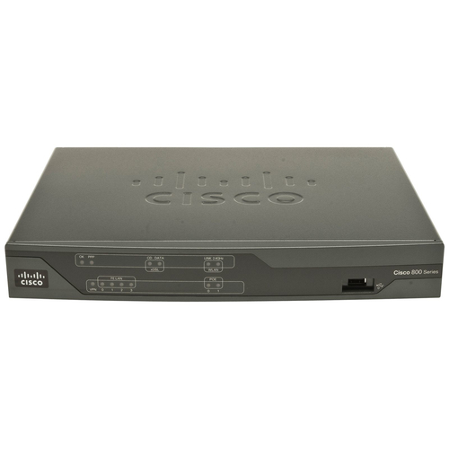 Cisco 888 wired router Fast Ethernet Black