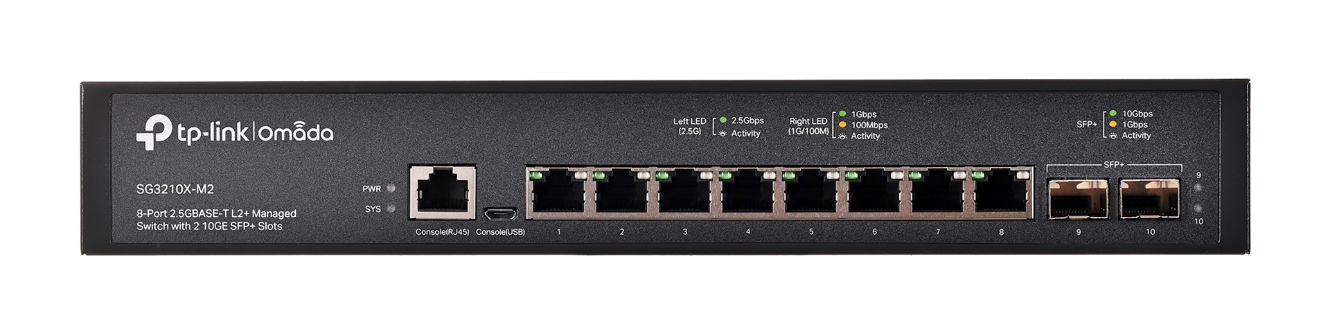 TP-Link Omada 8-Port 2.5G L2+ Managed Switch