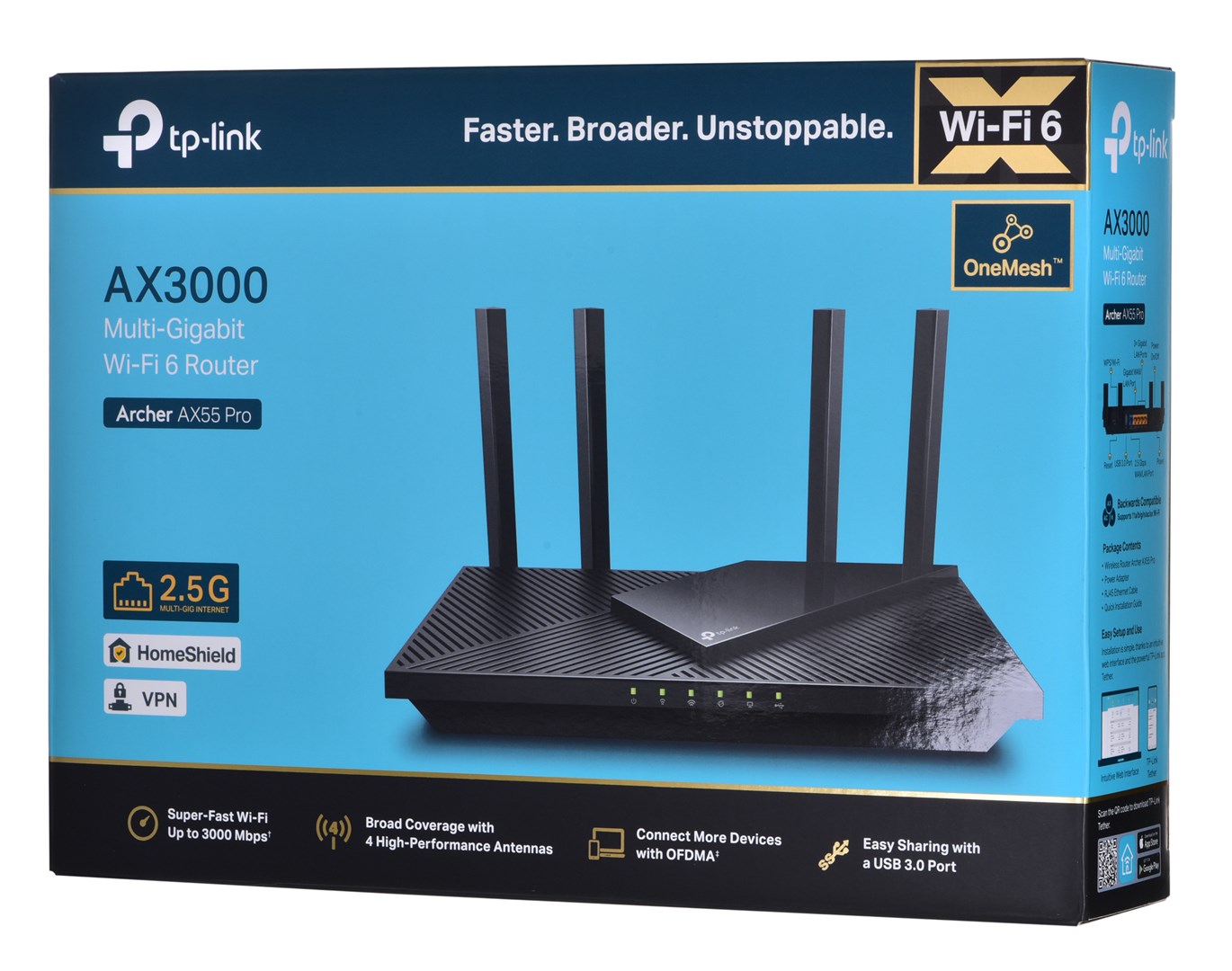 TP-Link Archer AX3000 Multi-Gigabit Wi-Fi 6 Router with 2.5G Port