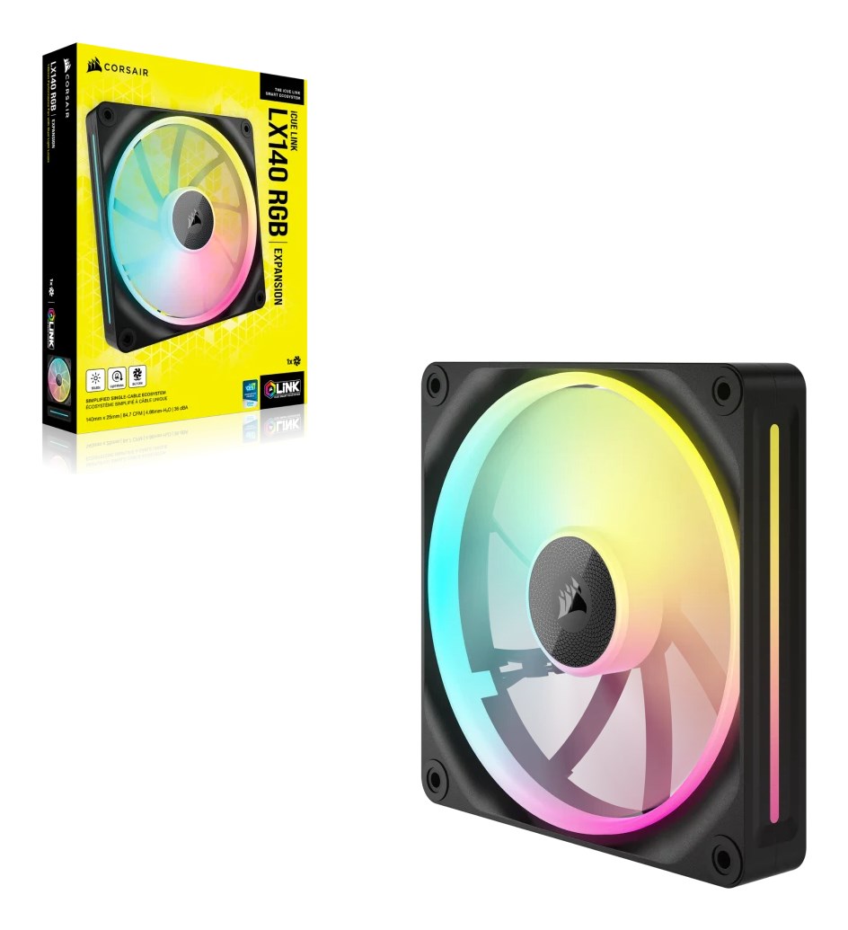 Corsair CO-9051027-WW computer cooling system Computer case Fan 14 cm Black 1 pc(s)