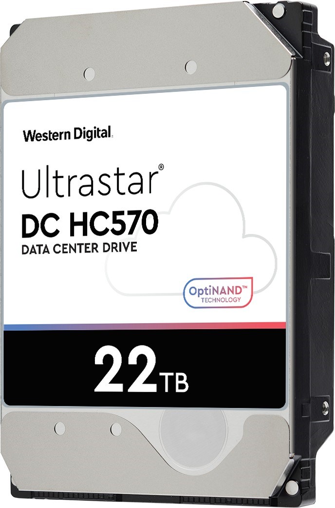 Western Digital Ultrastar DC HC570 internal hard drive 22 TB 7200 RPM 512 MB 3.5" Serial ATA III