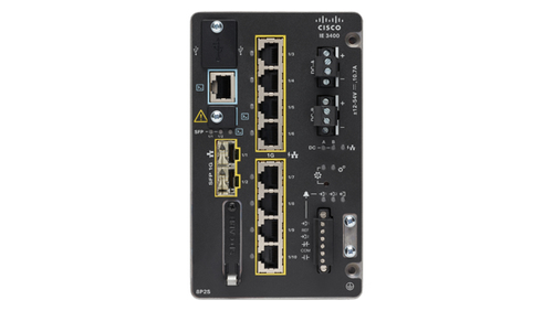 Cisco IE-3400-8P2S-A...