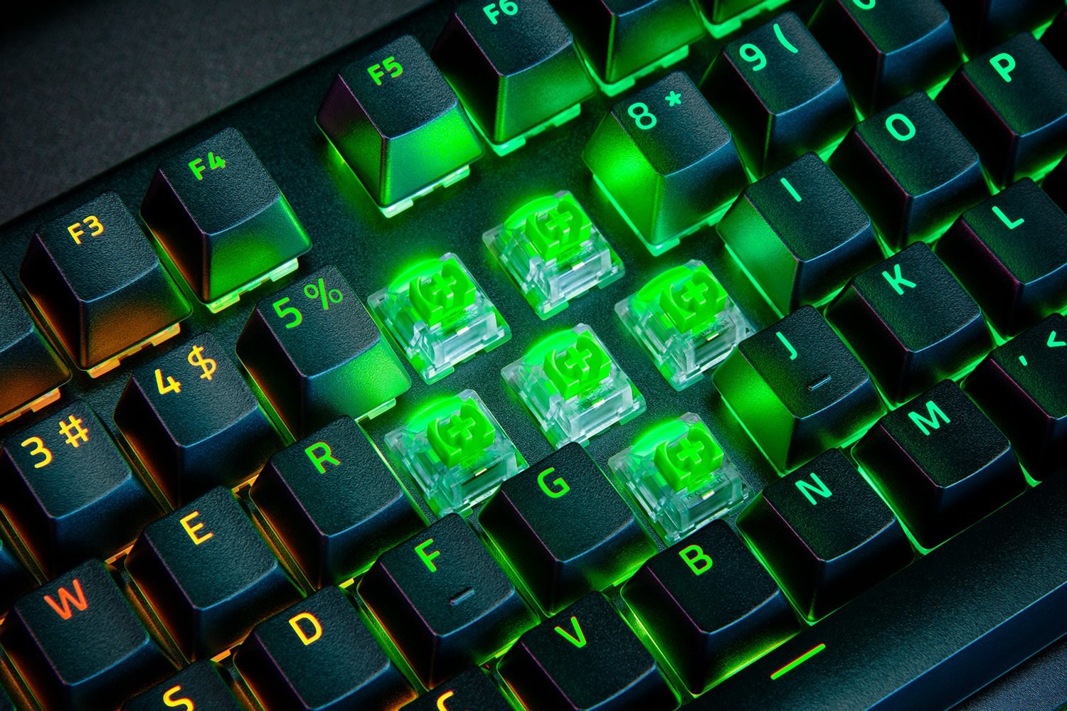 Razer BlackWidow V4 Pro keyboard Gaming USB QWERTZ German Black