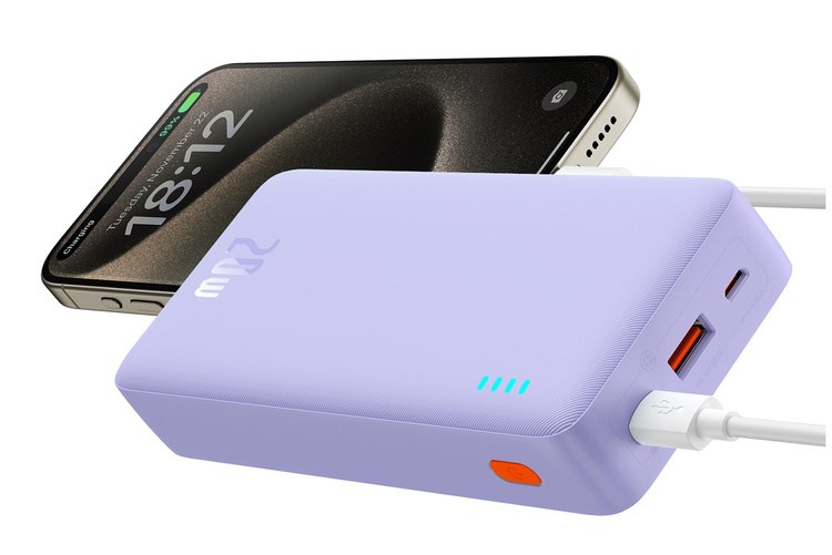 Baseus Airpow PPAP20K Lithium Polymer (LiPo) 20000 mAh Violet