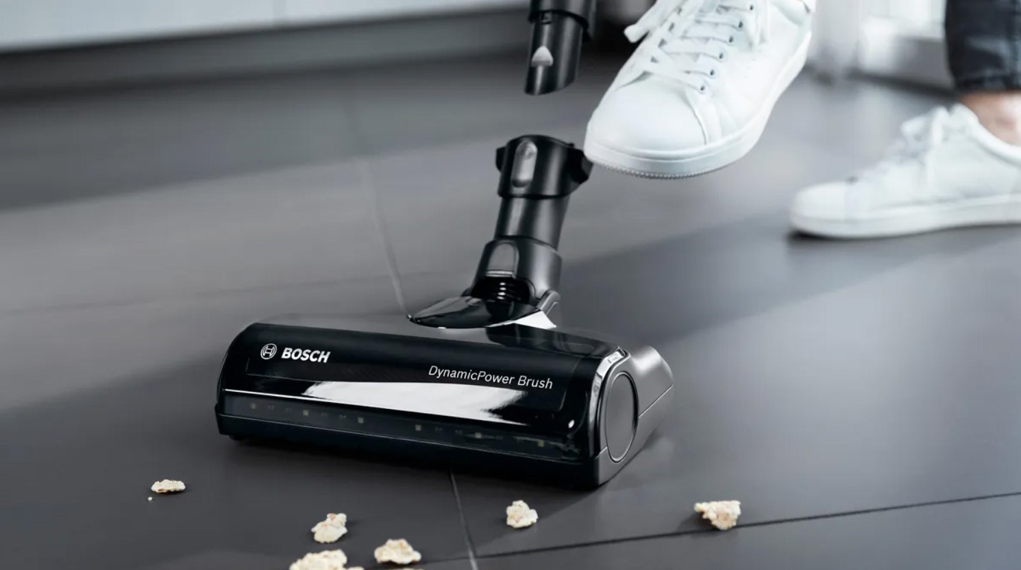 Bosch BCS711XXL stick vacuum/electric broom Battery Dry Bagless 0.3 L White 3 Ah