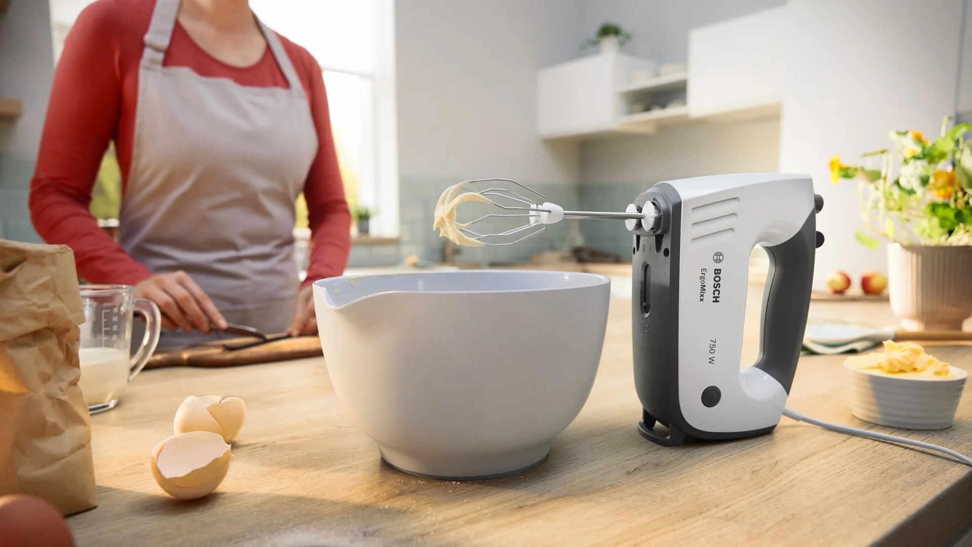 Bosch MFQ37470 mixer Hand mixer 750 W Black, White