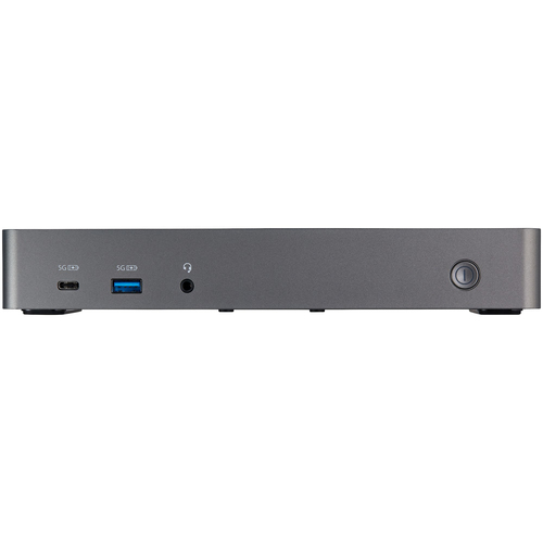 StarTech.com USB-C & USB-A Dock - Hybrid Universal Triple Monitor Laptop Docking Station DisplayPort & HDMI 4K 60Hz - 85W Power Delivery, 6x USB Hub, GbE, Audio - USB 3.1 Gen 2 10Gbps - TAA