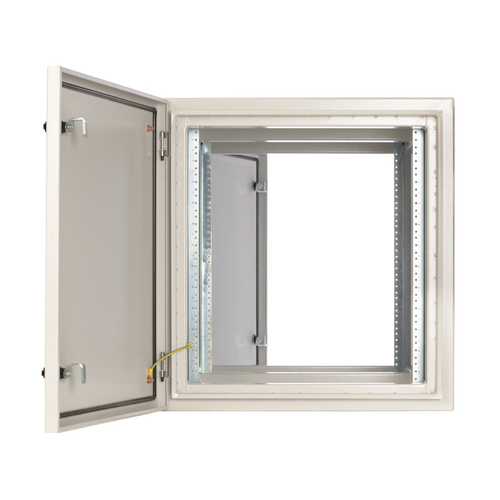 Tripp Lite SRN4G12UHD SmartRack Industrial Enclosure with Locks - NEMA 4, Wall Mount, Heavy-Duty Metal Construction, 32.5 in. Depth, 12U, Gray