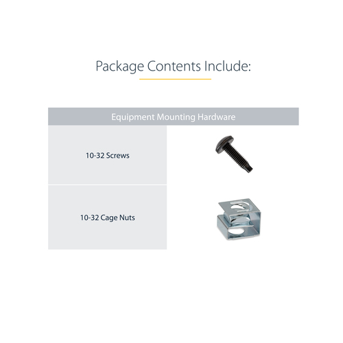 StarTech.com Rail Depth Adapter Kit for Server Racks - 1U