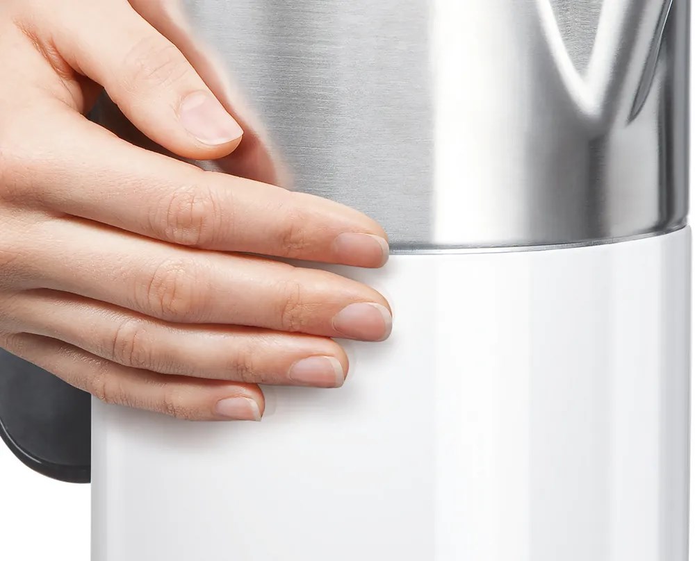 Bosch TWK8611P electric kettle 1.5 L 2400 W Anthracite, Stainless steel, White