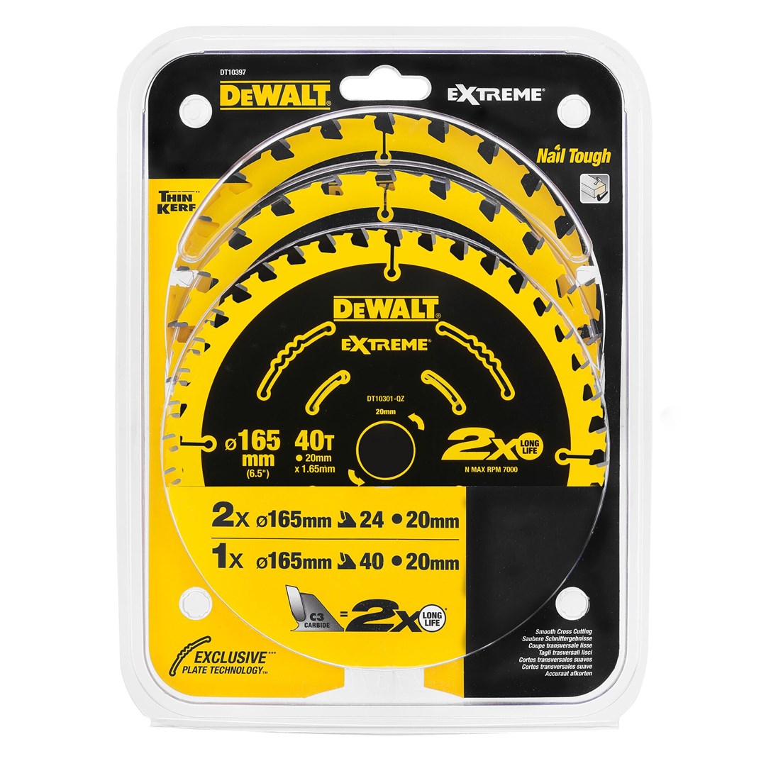 DeWALT DT10397-QZ circular saw blade 3 pc(s)