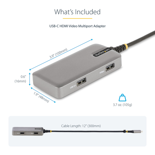 104B-USBC-MULTIPORT - Accessories by StarTech.com