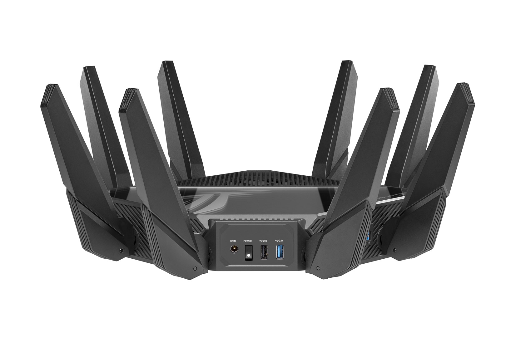 ASUS ROG Rapture GT-AXE16000 wireless router 10 Gigabit Ethernet Tri-band (2.4 GHz / 5 GHz / 6 GHz) Black