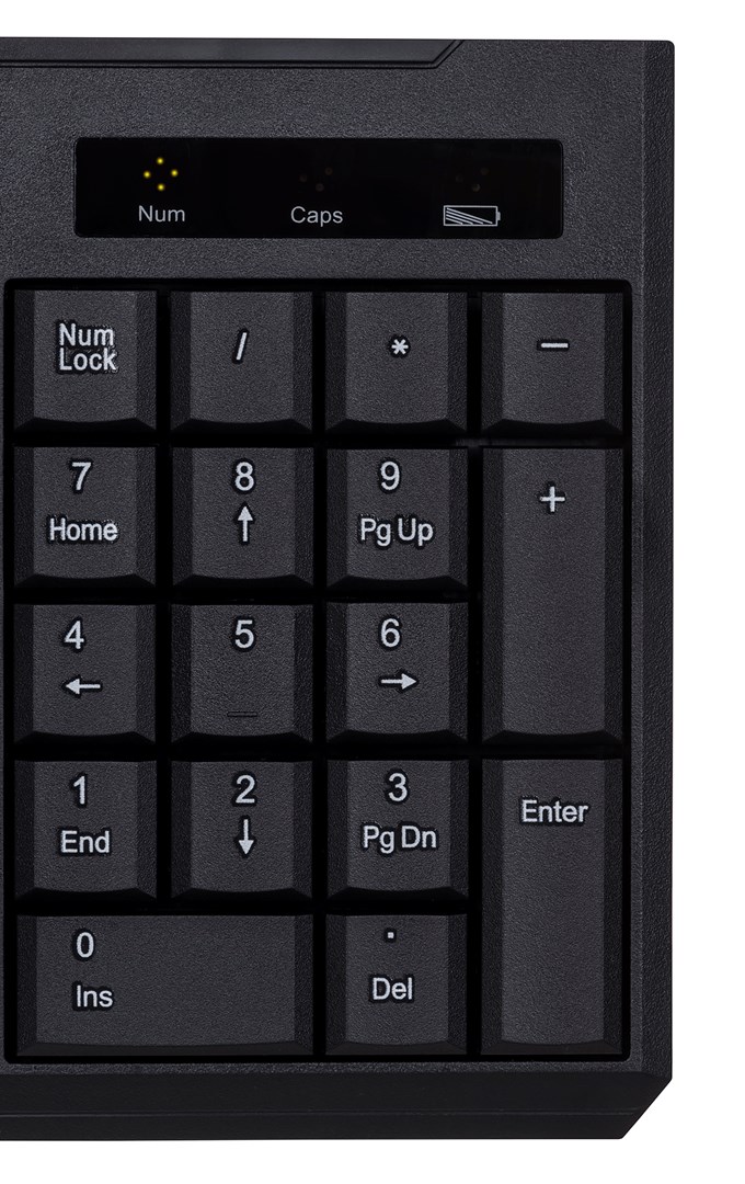 Activejet Wireless keyboard K-3911W, battery-powered 1x 1.5V AAA