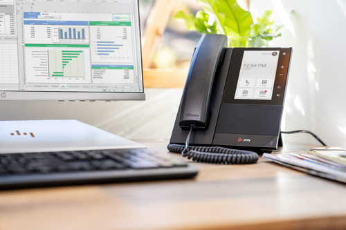 Poly CCX 505 Business Media Phone with Open SIP and PoE-enabled