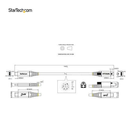 USB31CCTLKV1M - Cables & Adaptors by StarTech.com