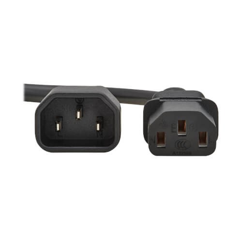 Eaton P004-02M-EU power cable Black 2 m IEC C13 IEC C14