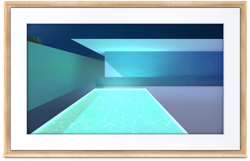 NETGEAR MC327LW digital photo frame Wood 68.6 cm (27") Wi-Fi