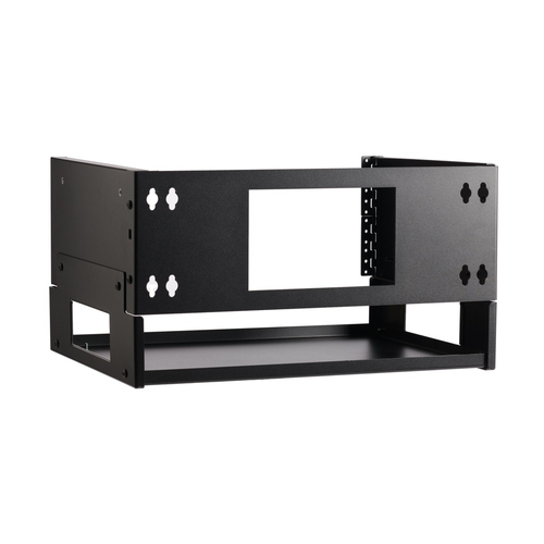 Tripp Lite SRWO4UBRKTSHELF 4U Wall-Mount Bracket with Shelf for Small Switches and Patch Panels, Hinged