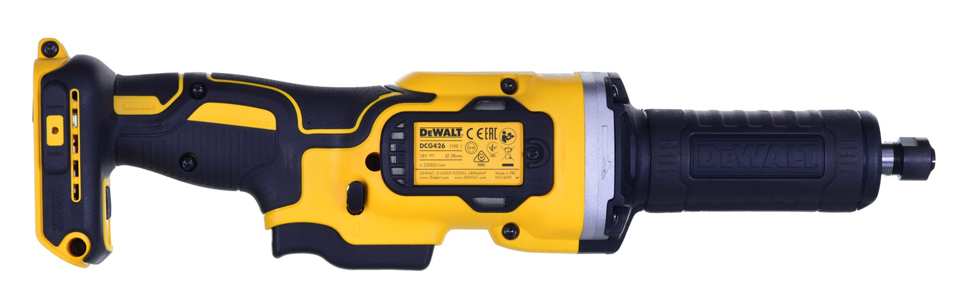 DeWALT DCG426N-XJ die/straight grinder Straight die grinder 25000 RPM Black  Yellow 1000 W
