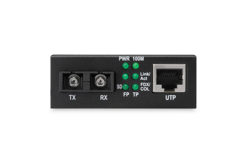 Digitus Fast Ethernet Media Converter, RJ45 / SC