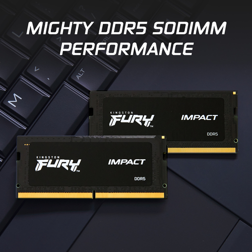 Kingston Technology FURY 32GB 6400MT/s DDR5 CL38 SODIMM (Kit of 2) Impact XMP