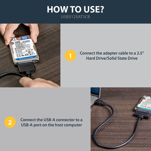 USB312SAT3CB - Cables & Adaptors by StarTech.com