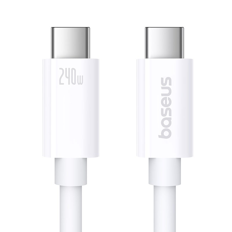 Baseus Superior USB C to USB C data cable 1 m 240 W White
