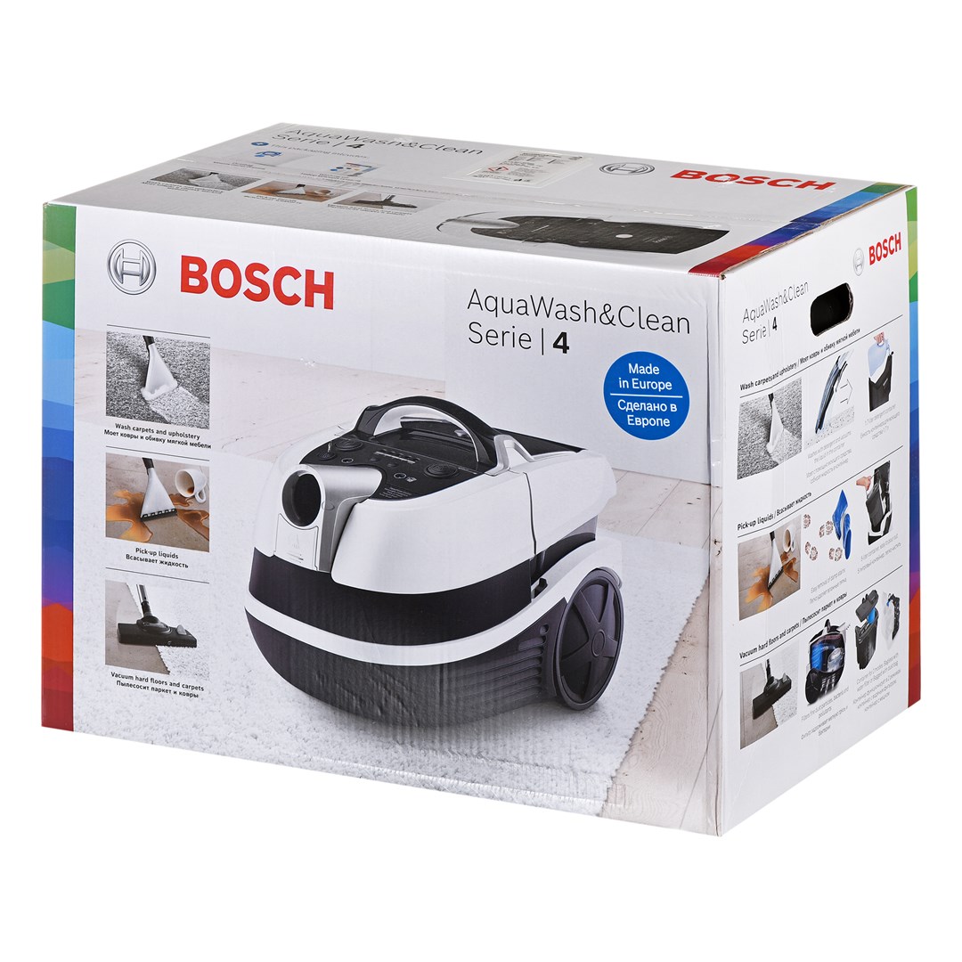 Bosch Serie 4 BWD421PET vacuum 5 L Cylinder vacuum Dry&wet 2100 W
