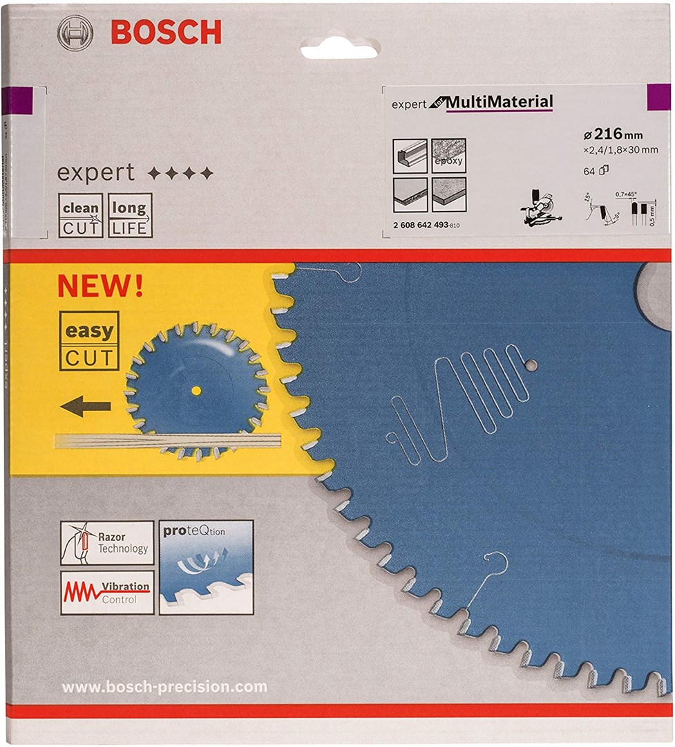 Bosch ‎2608642493 circular saw blade 21.6 cm 1 pc(s)