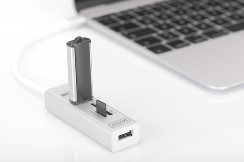 Digitus USB Type-C™ OTG 3-Port HUB + Card Reader