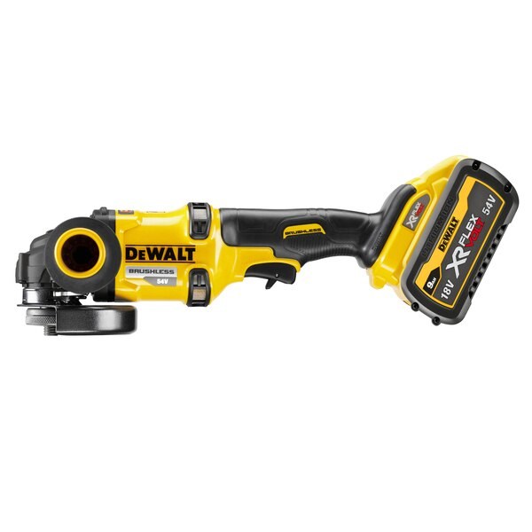 DEWALT DCG418X2-QW angle grinder 125mm 54V FV 2x9Ah Black  Yellow