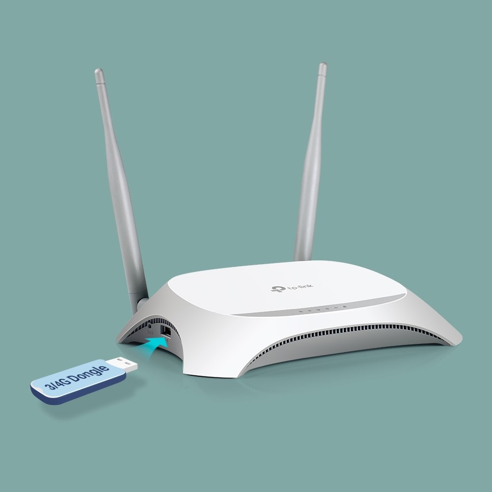 TP-Link TL-MR3420 wireless router Fast Ethernet Single-band (2.4 GHz) Black, White