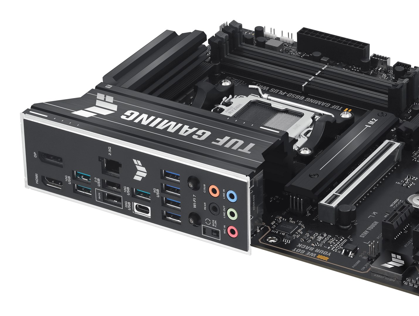 ASUS TUF GAMING B850-PLUS WIFI AMD B850 Socket AM5 ATX