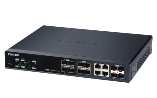 QNAP QSW-M1204-4C network switch Managed 10G Ethernet (100/1000/10000) Black