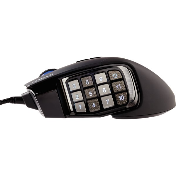 Corsair Scimitar RGB Elite mouse Gaming Right-hand USB Type-A Optical 18000 DPI