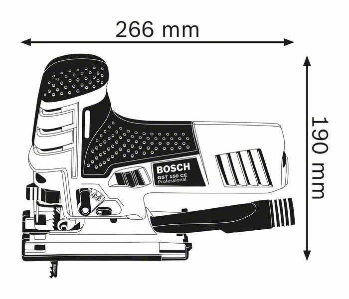 Bosch 0 601 512 000 power jigsaw 780 W 2.6 kg