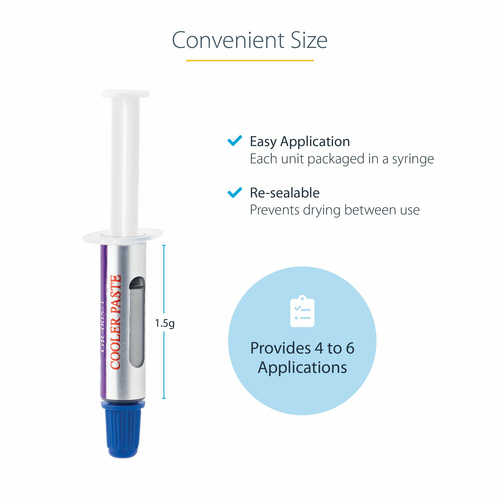 SILVGREASE1 - Memory & Processors by StarTech.com