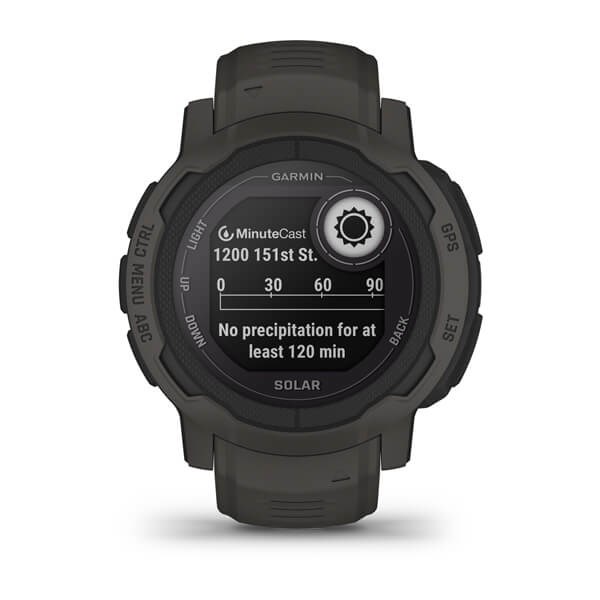 Garmin Instinct 2 Solar 2.29 cm (0.9") MIP 45 mm Digital 176 x 176 pixels Graphite GPS (satellite)