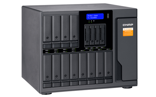 QNAP TL-D1600S storage drive enclosure HDD/SSD enclosure Black, Grey 2.5/3.5"