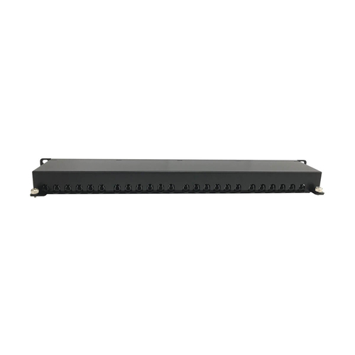 Tripp Lite N252-024-6A-SH 24-Port Cat6a Shielded Patch Panel - 10 Gbps, STP, 110 Punch Down, RJ45, 1U, TAA